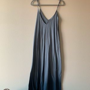 Groceries Apparel Blue Ombré Maxi Dress - Size M